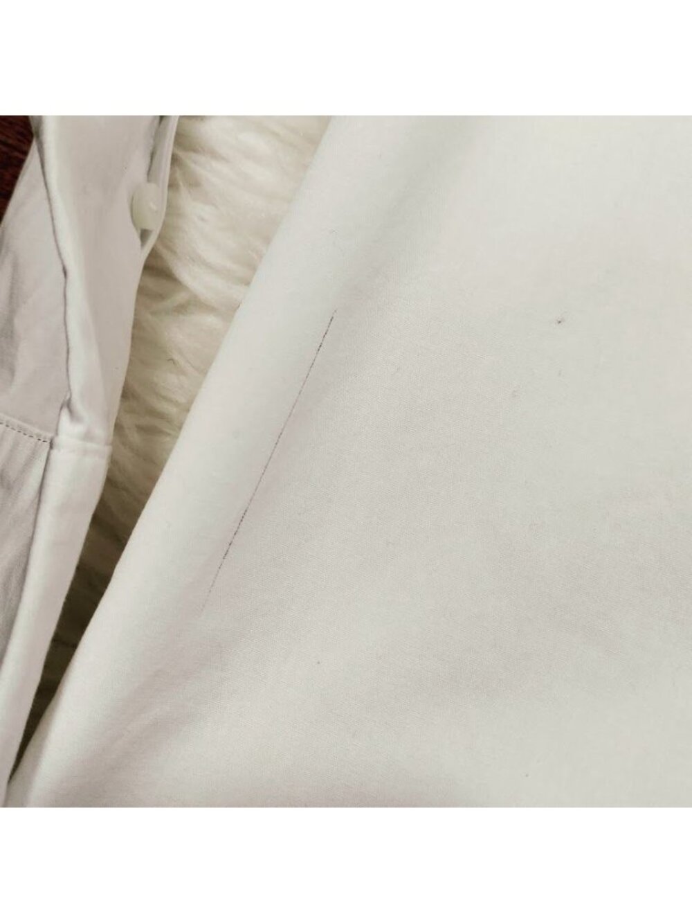 Givenchy Mens Classic Fit M White Cotton Button-Up Shirt With Logo Design - Picture 12 of 16